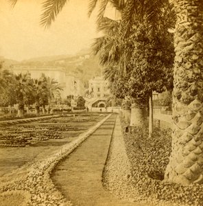 Monte Carlo, looking from the Casino, 1897 by B. W. Kilburn