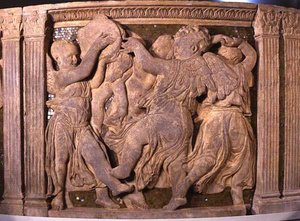 Post-Restoration Panel No.III from the Exterior Pulpit of Prato Cathedral by B. di Donatello and Michelozzo