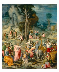 The Gathering of Manna by Bacchiacca
