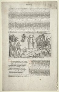 Dante and Virgil with the Vision of Beatrice by Baccio Baldini