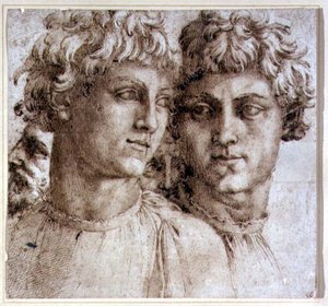 Study of Heads by Baccio Bandinelli