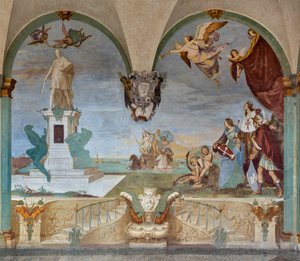 Dominance of Tuscany Over the Sea by Baldassare (1611-89) Franceschini