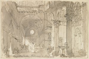 View of the Chapel of the Madonna de