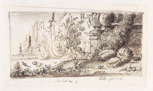 Still Life in a Park by Baldassare Farina