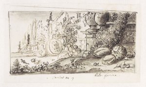 Still Life in a Park by Baldassare Farina