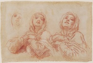 Studies for the Head of the Virgin