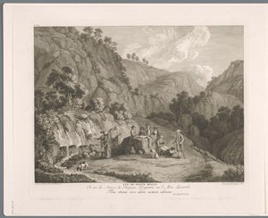 View of the Spring at Monti Lucretili (series title: Suite of VI Views of the Environs of Rome)