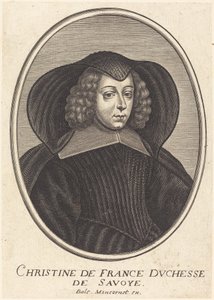 Christine of France by Balthasar Moncornet