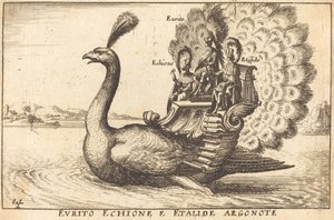 Eurytus, Echion, and Aethalides, Argonauts by Balthasar Moncornet after Remigio Cantagallina
