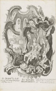 The Unchaste Heliogabalus (title on object) Allegorical Figures (series title) by Balthasar Sigmund Setletzky