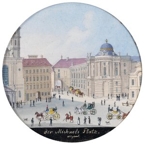The Saint Michael Square in Vienna
