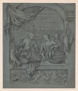 The Bird Seller by Balthasar van der Ast