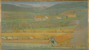 The Valley of the Yonne by Balthus Klossowski de Rola