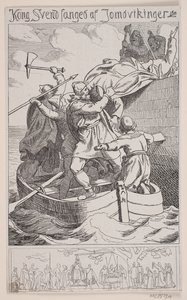 King Svend Captured by the Jomsvikings by Balzer Dahl