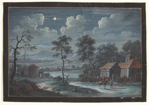 A Southern Landscape in Full Moon by Barbara Dietzsch