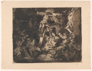 Christ on the Cross by Barbara Elisabeth van Houten (signed by artist)