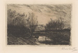 Ditch with Pollard Willows