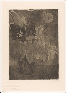 Vase with tulips