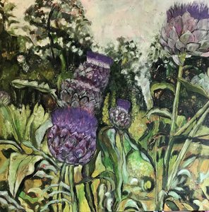Purple Artichoke Garden