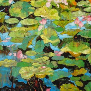 Serene Water Lilies