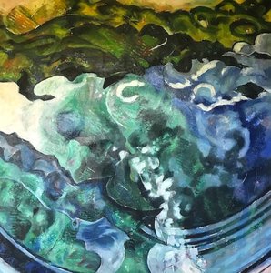Vibrant Ocean Landscape