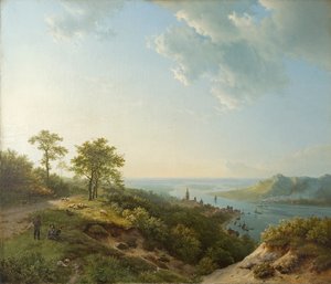 View over Heidelberg, 1837