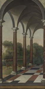 Colonnade Giving onto a Park