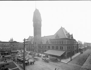 Dearborn Station, Chicago, Illinois, USA, c.1883