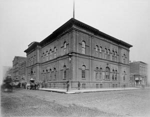 Harrison Street Police Station, Chicago, Illinois, USA, c.1900