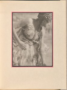 Female dancer as a nymph, bowing