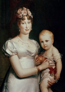 Marie-Louise of Habsbourg-Lorraine and the King of Rome (detail)