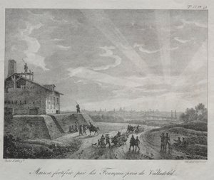 Spanish Campaign: A Building Fortified by the French near Valladolid
