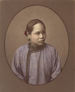 Girl from Shanghai, 1870s by Baron Raimund von Stillfried