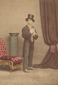 Studio Portrait of a Japanese Man in Western Clothing