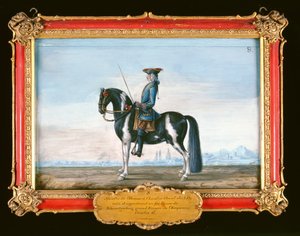 No. 8 A Piebald Horse and Rider, from the Spanish Riding School, the Horse Belonging to the Late Prince of Schwartzenberg, Equerry to Emperor Charles VI