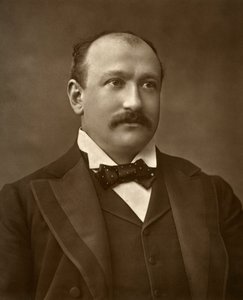 British actor Augustus Harris in Human Nature, 1886
