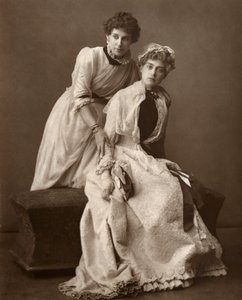 British Actresses Eweretta Lawrence and Grace Otway in On Change by Barraud