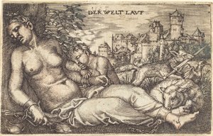 Sleeping Justice by Barthel Beham