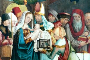 Presentation of Virgin Mary and Jesus at the Temple by Barthel Beham