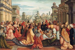 History Cycle: Discovery of the True Cross by St. Helena by Barthel Beham
