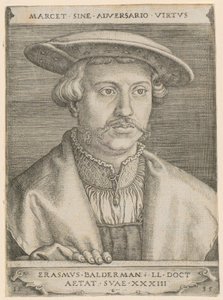 Portrait of Doctor Erasmus Baldermann by Barthel Beham