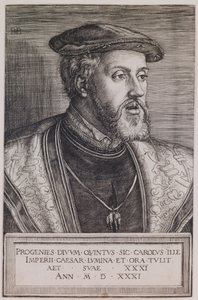 Portrait of Charles Quint by Barthel Beham