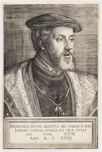 Portrait of Emperor Charles V by Barthel Beham