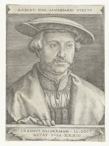 Portrait of Erasmus Balderman by Barthel Beham