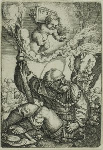 Saint Christopher by Barthel Beham