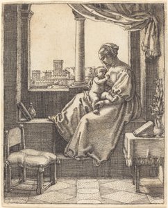 Virgin at the Window by Barthel Beham