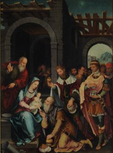 Adoration of the Magi by Bartholomaeus Bruyn the Elder