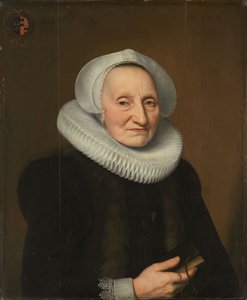Portrait of Belia Claesdr by Bartholomäus Sarburgh
