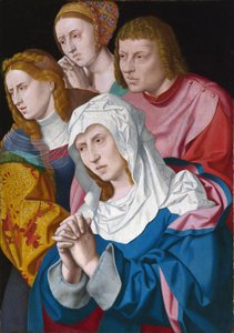 Portrait of the Virgin, Saint John, Saint Mary Magdalene, and a Holy Woman