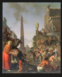 Joseph Distributing Corn in Egypt, 1655